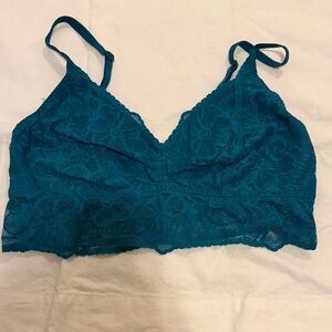 Victoria's Secret Deep Teal Lace Bandeau